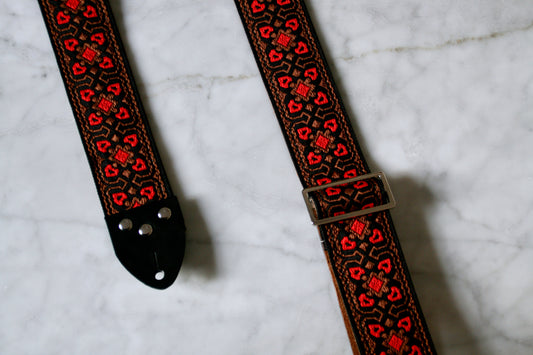 Ruby 'Fillmore' Guitar/Bass Hippie Strap