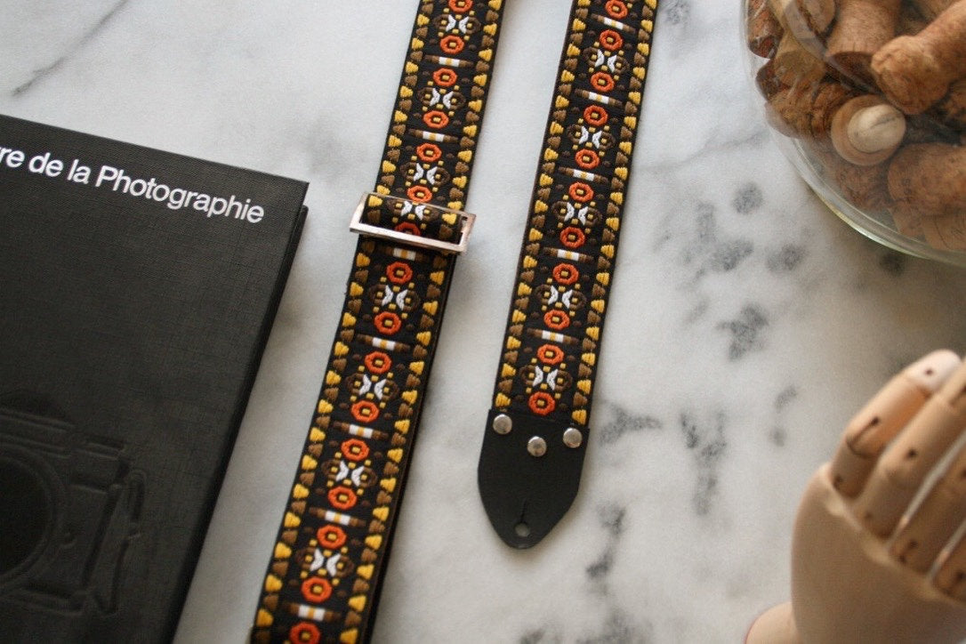 Brown 'Morrey' Guitar/Bass Hippie Strap