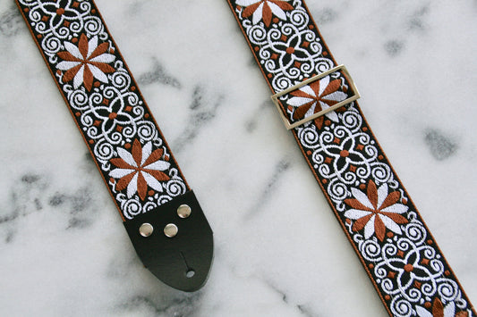Brown 'Dresden' Guitar/Bass Hippie Strap