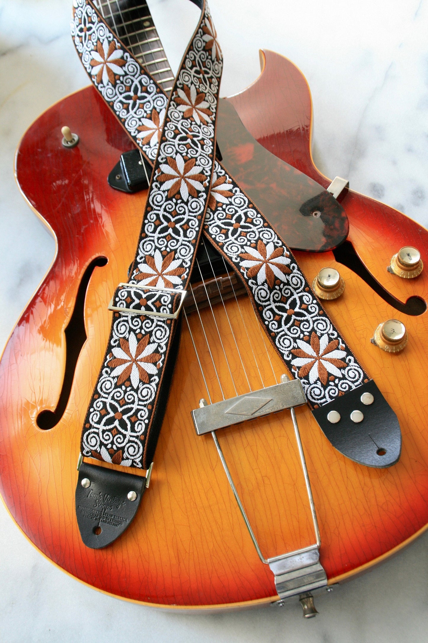 Brown 'Dresden' Guitar/Bass Hippie Strap