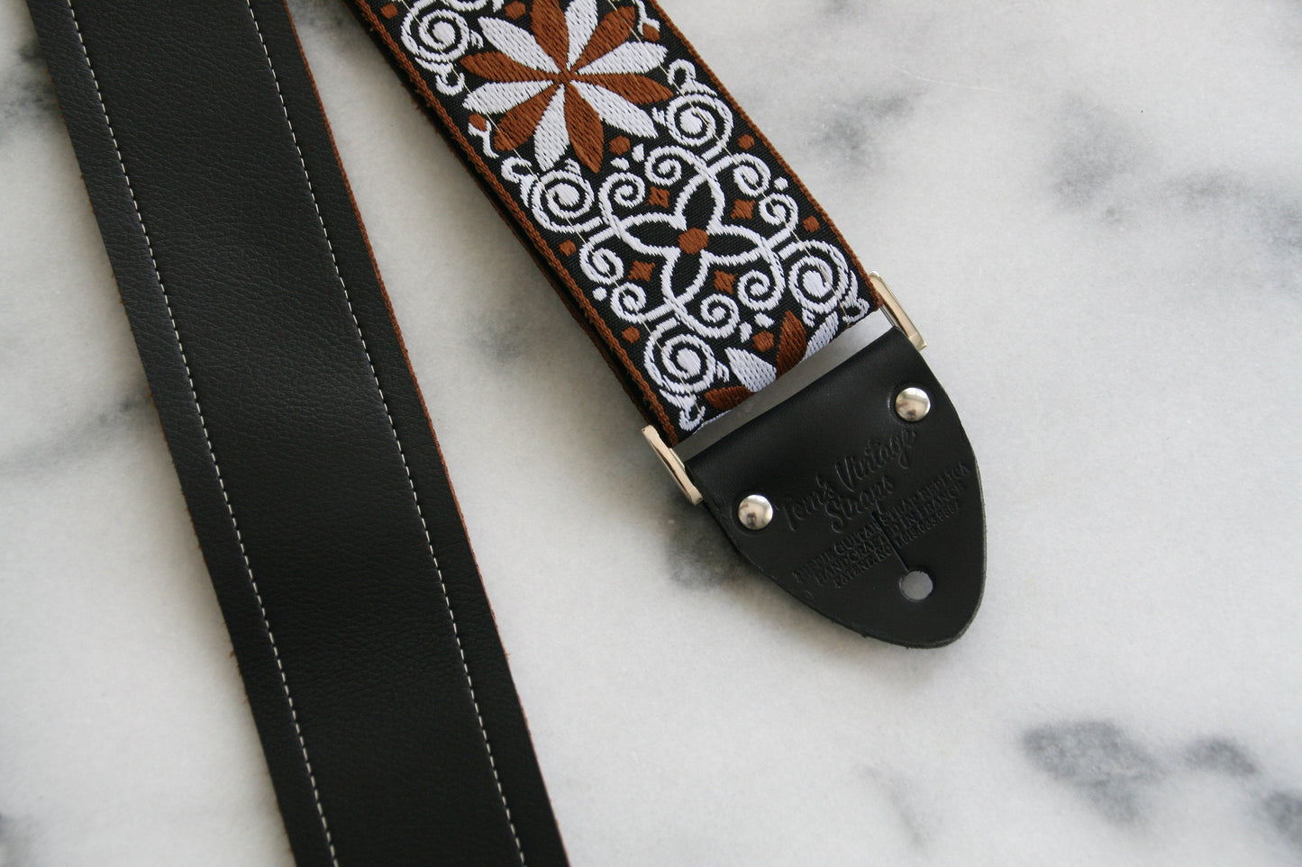 Brown 'Dresden' Guitar/Bass Hippie Strap