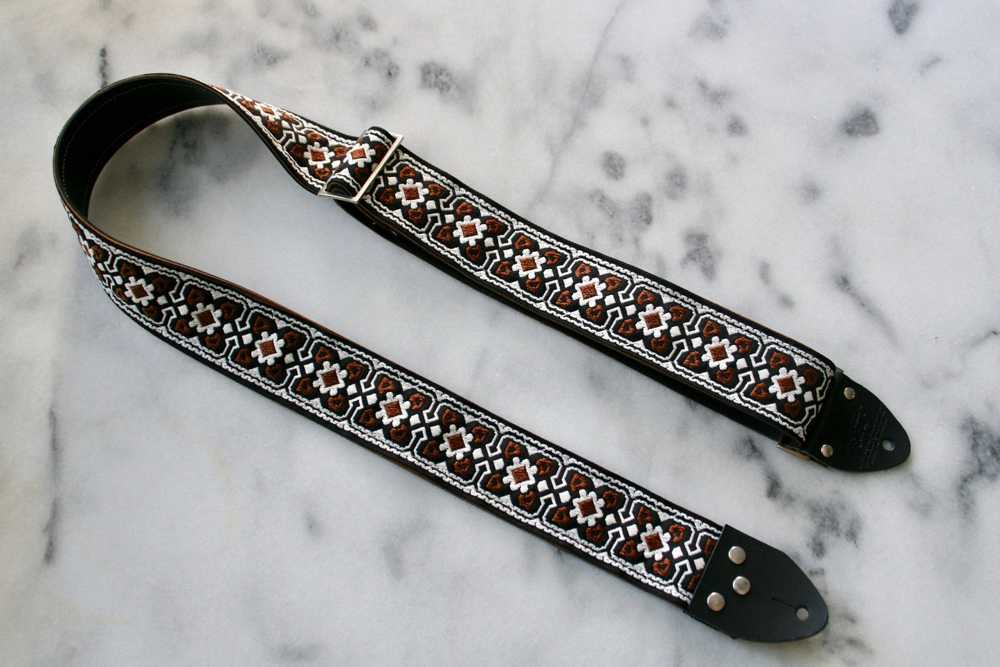 Brown 'Fillmore' Guitar/Bass Hippie Strap