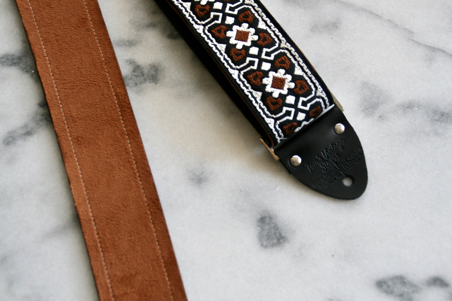 Brown 'Fillmore' Guitar/Bass Hippie Strap