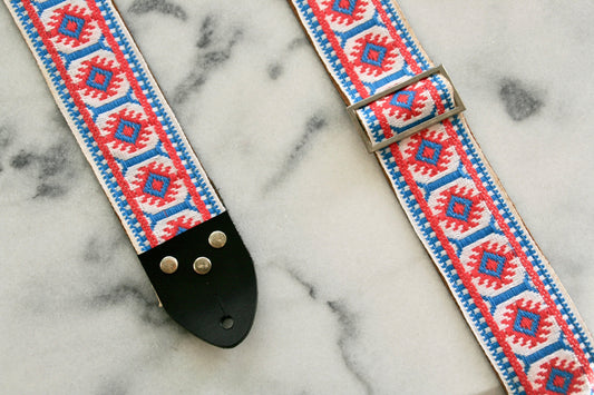 Pastel 'Pillars' Guitar/Bass Hippie Strap