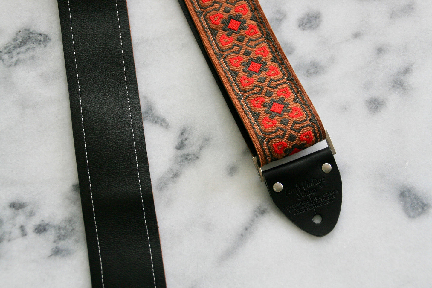 Caramel 'Fillmore' Guitar/Bass Hippie Strap