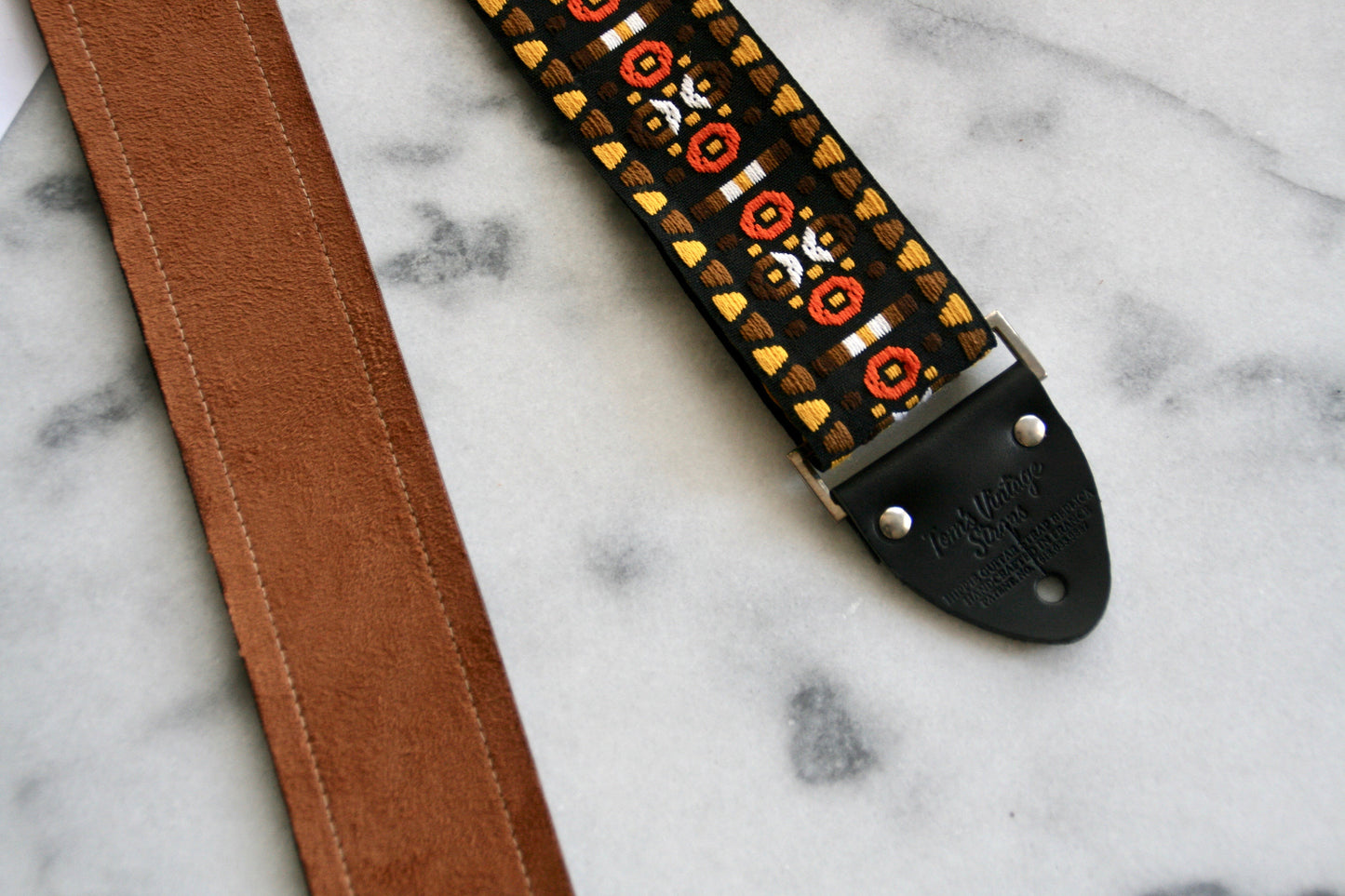 Brown 'Morrey' Guitar/Bass Hippie Strap