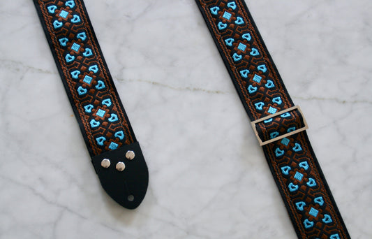 Azur 'Fillmore' Guitar/Bass Hippie Strap