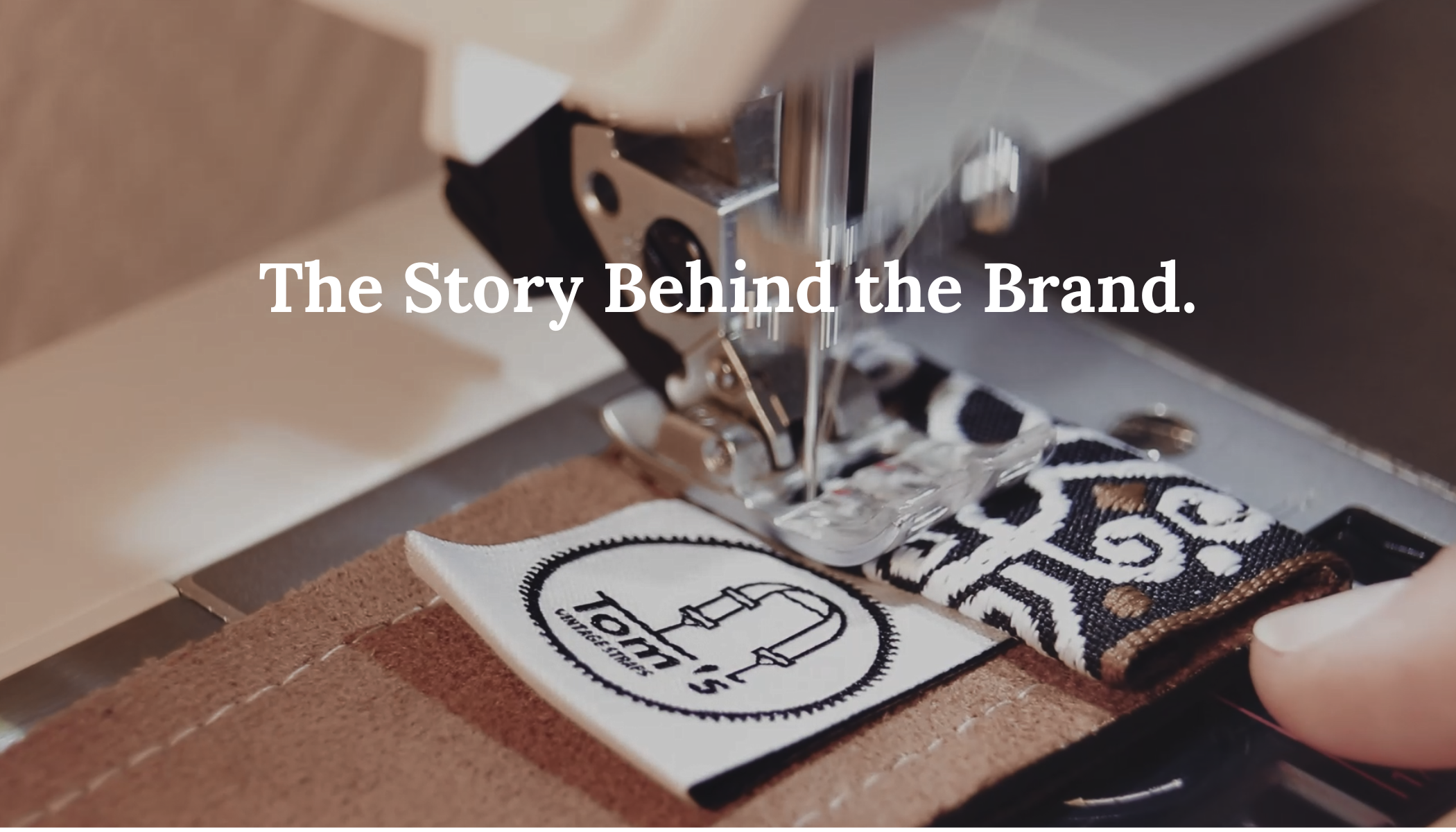 Load video: The Story Behind Tom&#39;s Vintage Straps