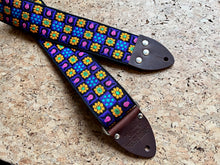 Load image into Gallery viewer, UNIQUE PIECE - Blue Stella &quot;Tom&#39;s Vintage Straps&quot; guitar/bass strap
