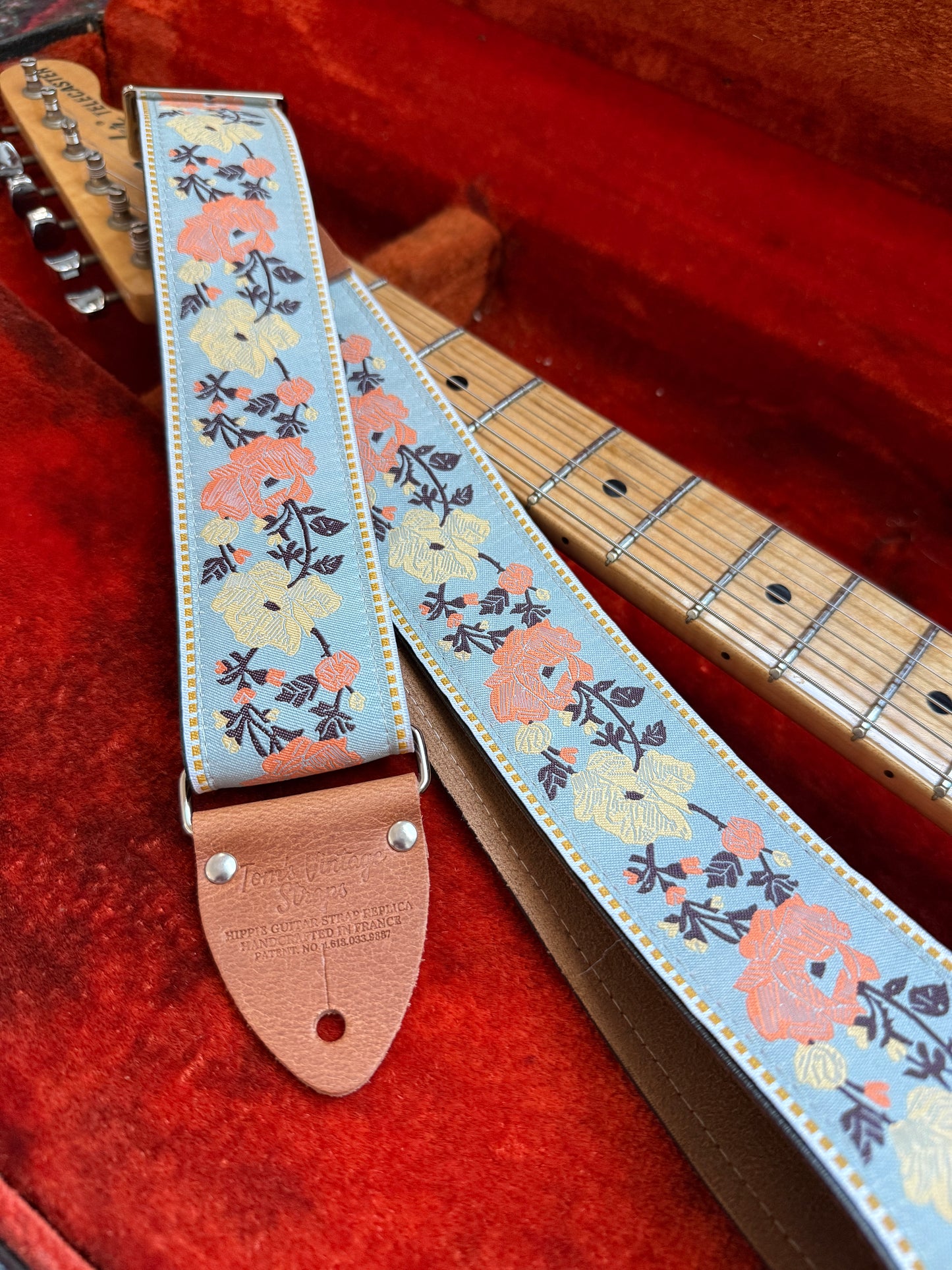'Rosachi' Guitar/Bass Hippie Strap
