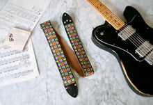 Load image into Gallery viewer, Green &#39;Stella&#39; Guitar/Bass Hippie Strap
