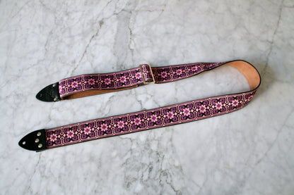 Purple 'Fillmore' Guitar/Bass Hippie Strap