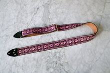 Load image into Gallery viewer, Purple &#39;Fillmore&#39; Guitar/Bass Hippie Strap
