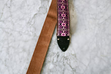 Load image into Gallery viewer, Purple &#39;Fillmore&#39; Guitar/Bass Hippie Strap
