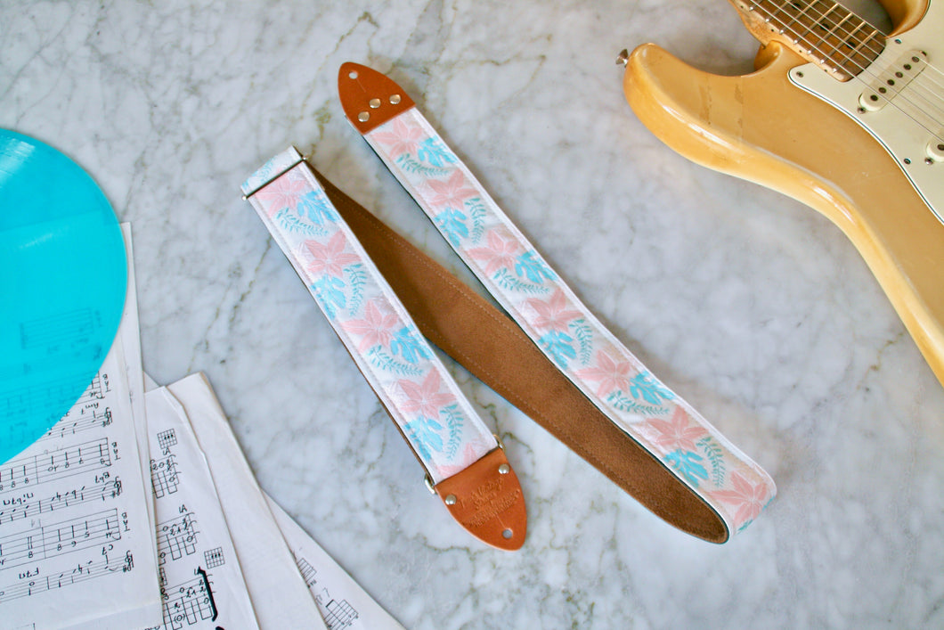 'Leaf' Guitar/Bass Hippie Strap