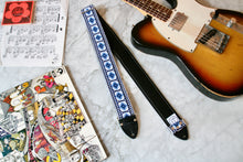 Load image into Gallery viewer, Cobalt &#39;Pillars&#39; Guitar/Bass Hippie Strap
