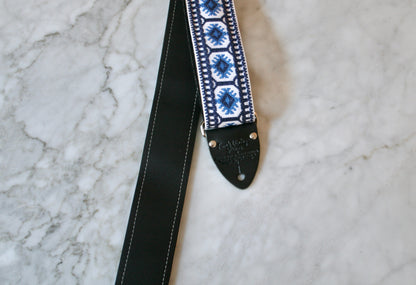 Cobalt 'Pillars' Guitar/Bass Hippie Strap