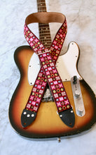 Load image into Gallery viewer, Wine Red &#39;Woodstock&#39; Guitar/Bass Hippie Strap
