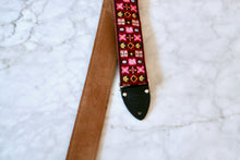 Load image into Gallery viewer, Wine Red &#39;Woodstock&#39; Guitar/Bass Hippie Strap
