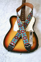 Load image into Gallery viewer, Mauve &#39;Honeycomb&#39;  Guitar/Bass Hippie Strap
