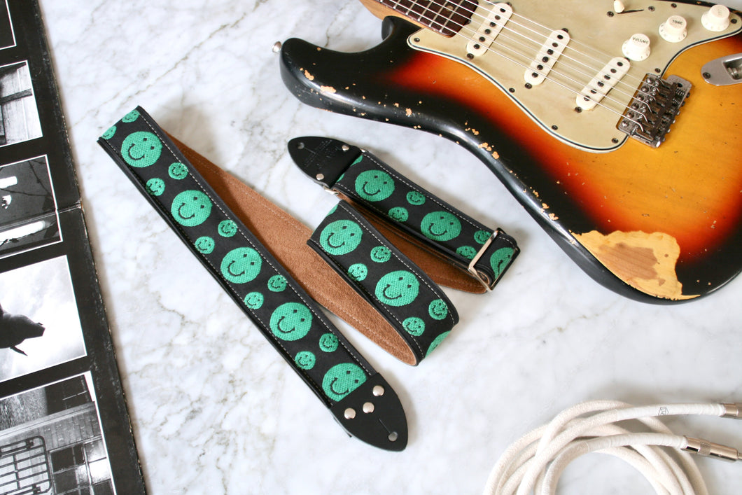 'Smiley' Guitar/Bass Hippie Strap