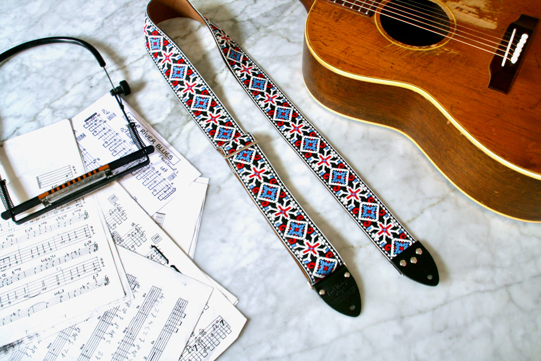 'Cash' Guitar/Bass Hippie Strap