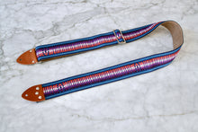 Load image into Gallery viewer, Blue &#39;California&#39; Guitar/Bass Hippie Strap
