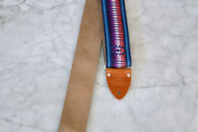 Load image into Gallery viewer, Blue &#39;California&#39; Guitar/Bass Hippie Strap
