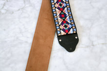 Load image into Gallery viewer, Custom wide 3&quot; &#39;Santa Fe&#39; Guitar/Bass Hippie Strap
