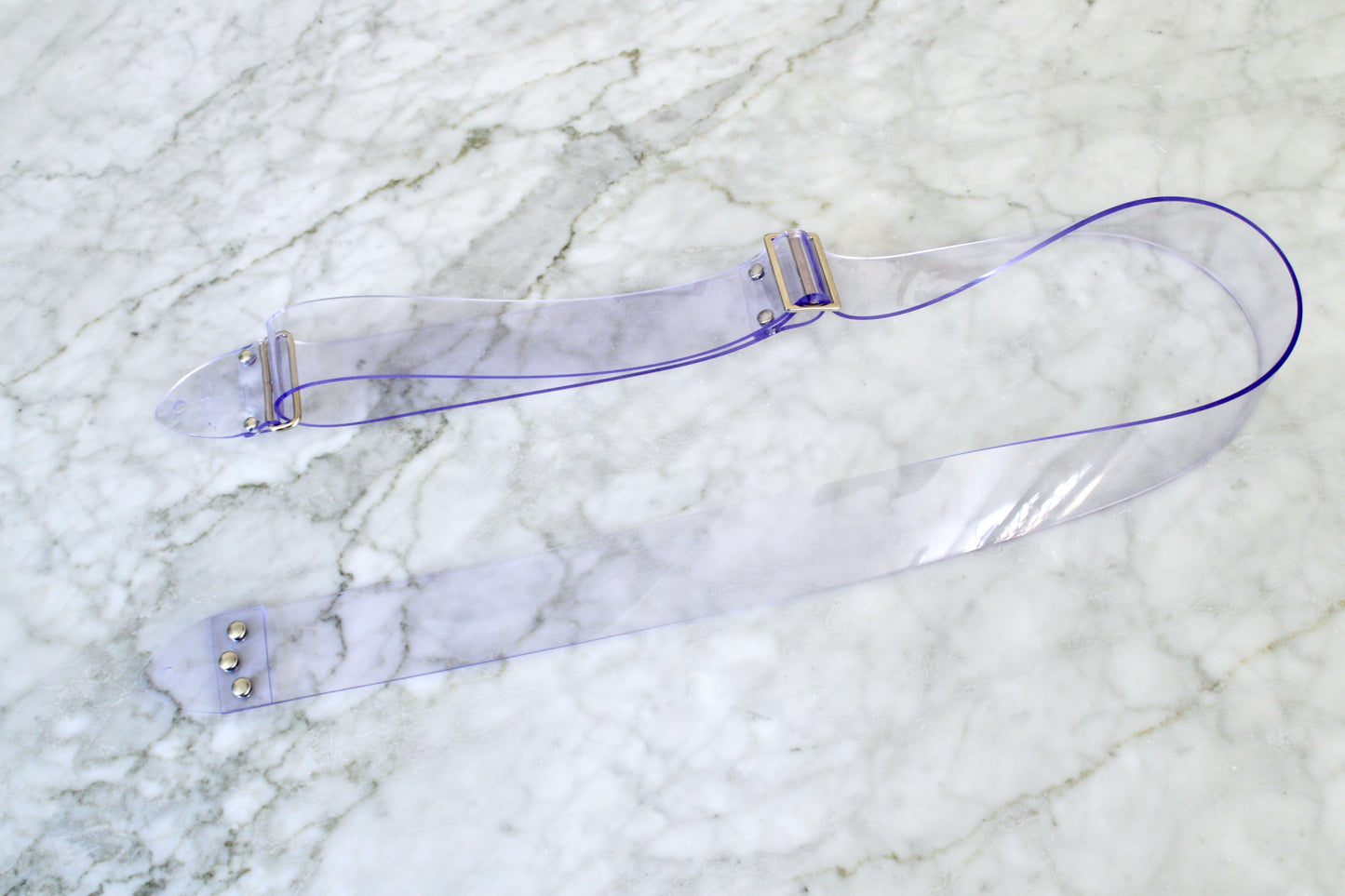 'Ghost' PVC Guitar/Bass Hippie Strap