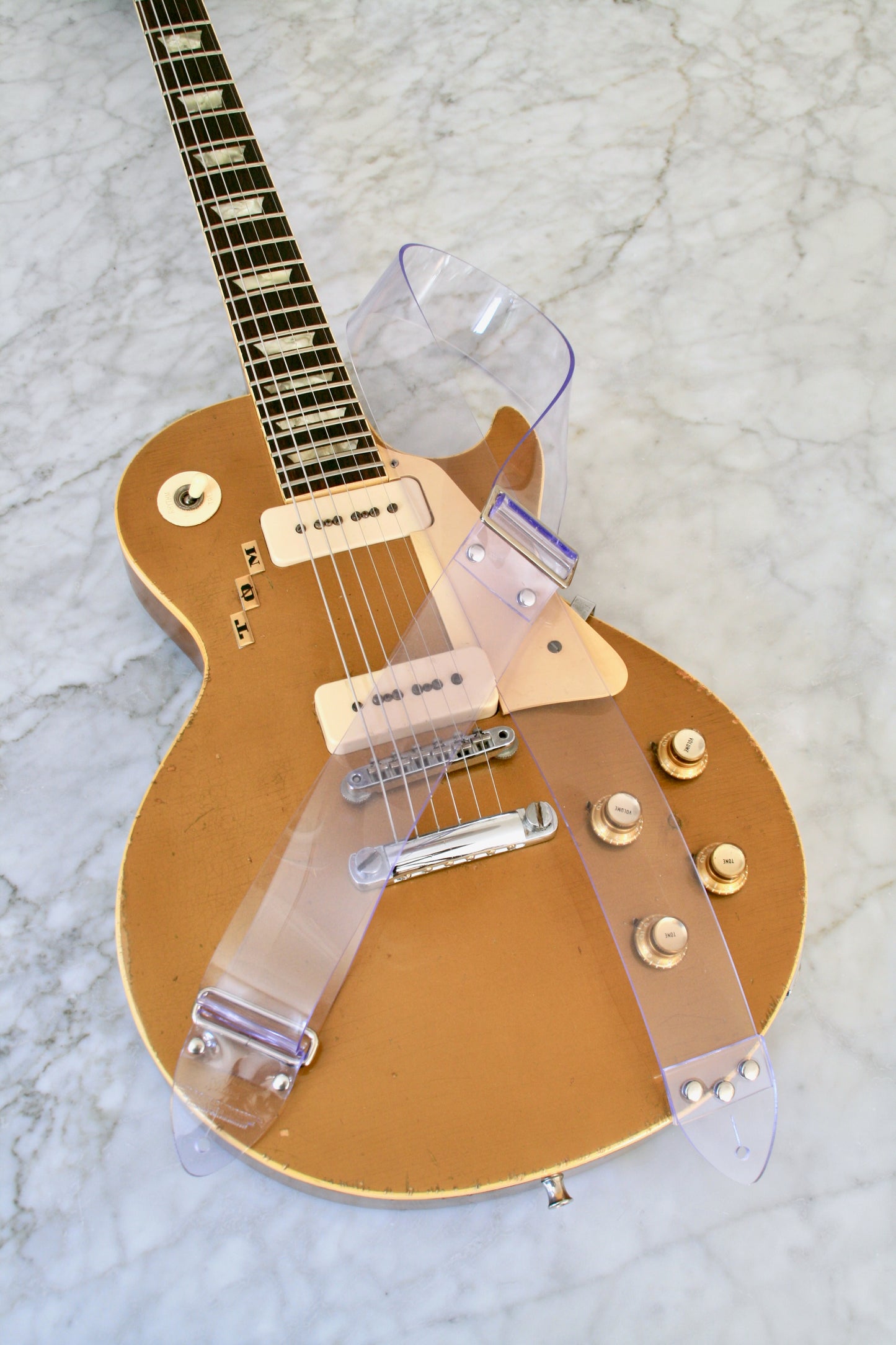 'Ghost' PVC Guitar/Bass Hippie Strap