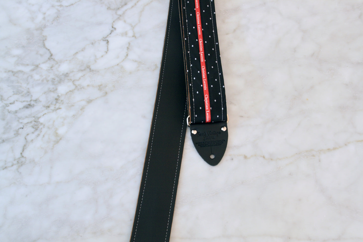 Black 'Lacroix' Guitar/Bass Hippie Strap