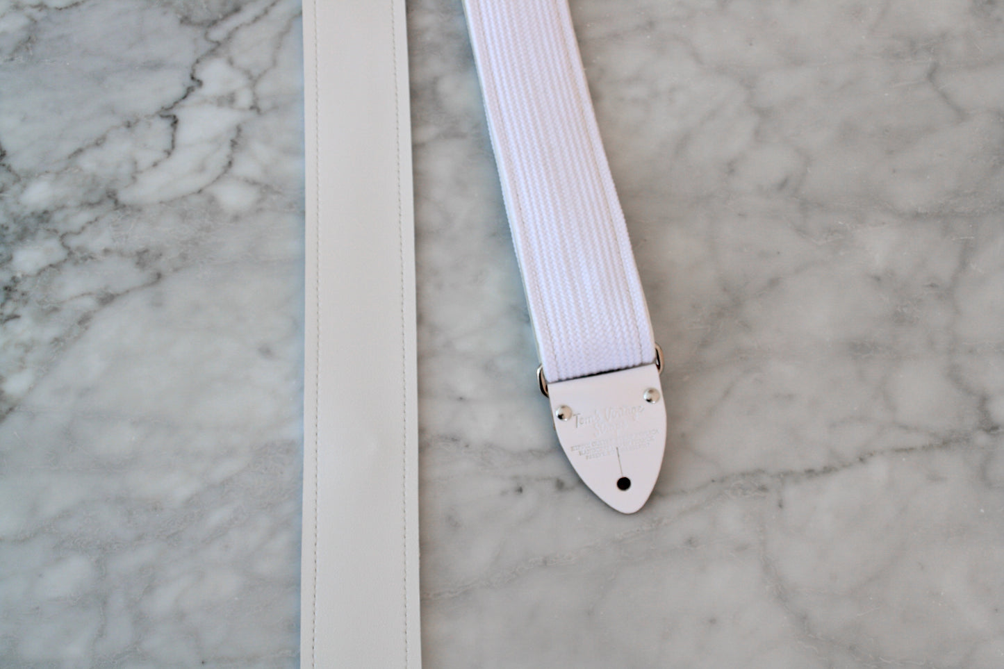 White 'Dragon' Jimmy Page Guitar/Bass Hippie Strap