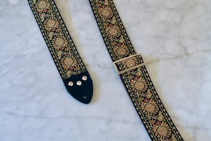 Bronze 'Peacock' Guitar/Bass Hippie Strap