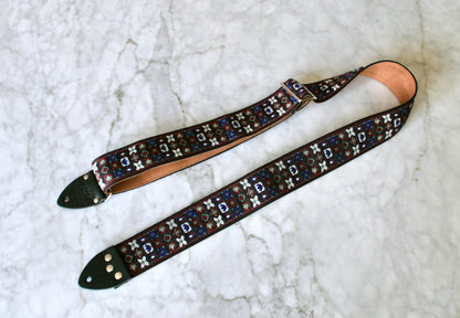 Mulberry 'Woodstock' Guitar Bass Hippie Strap