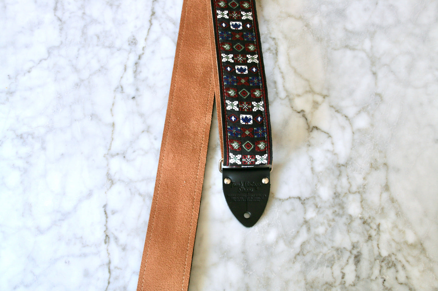 Mulberry 'Woodstock' Guitar Bass Hippie Strap