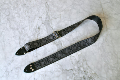 Onyx 'Peacock' Guitar/Bass Hippie Strap