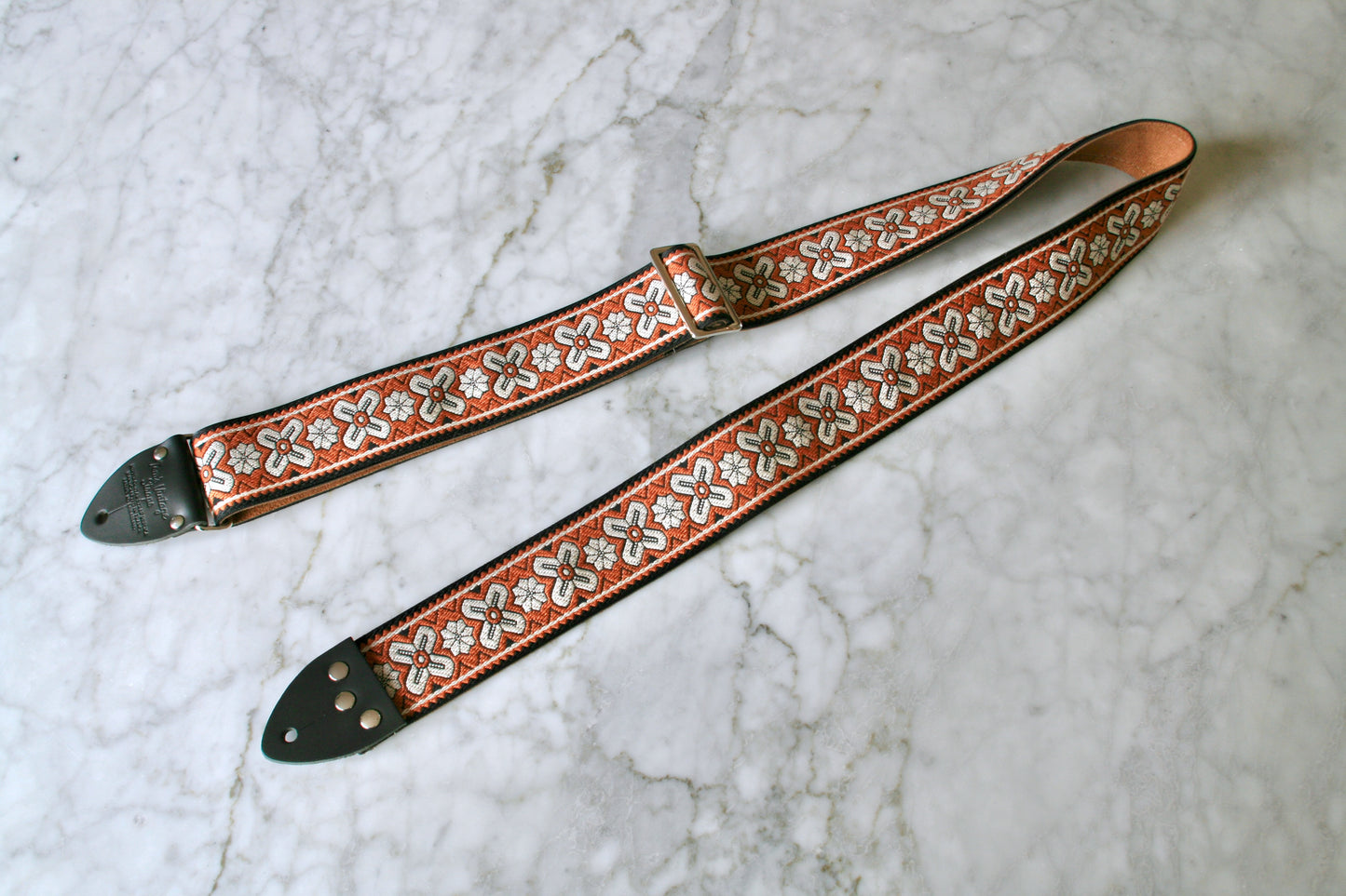 Brown 'Greenwich' Guitar/Bass Hippie Strap