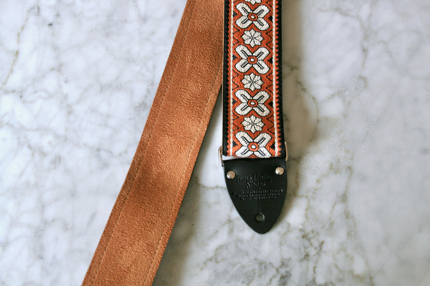 Brown 'Greenwich' Guitar/Bass Hippie Strap