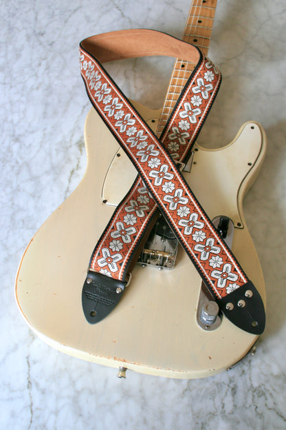 Brown 'Greenwich' Guitar/Bass Hippie Strap