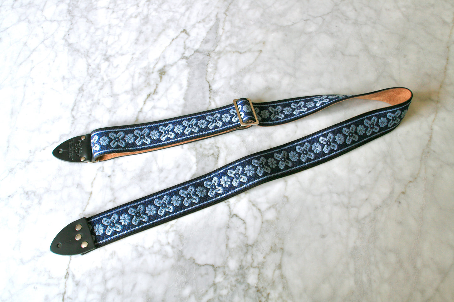 Indigo 'Greenwich' Guitar/Bass Hippie Strap