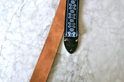 Indigo 'Greenwich' Guitar/Bass Hippie Strap