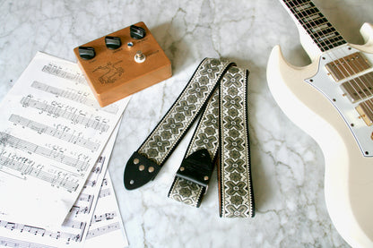 Grey 'Greenwich' Guitar/Bass Hippie Strap