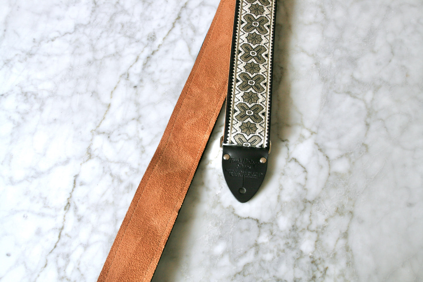 Grey 'Greenwich' Guitar/Bass Hippie Strap
