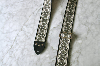 Grey 'Greenwich' Guitar/Bass Hippie Strap