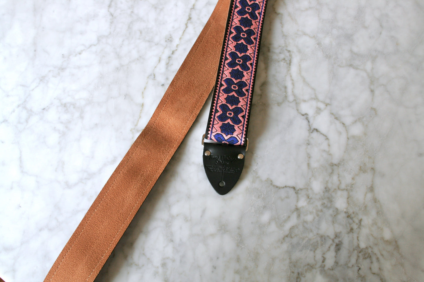 Mauve 'Greenwich' Guitar/Bass Hippie Strap