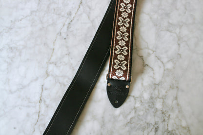 Walnut 'Greenwich' Guitar/Bass Hippie Strap