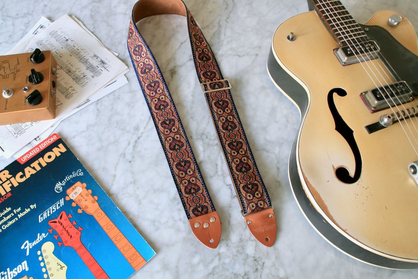 'Mandala' Guitar/Bass Hippie Strap