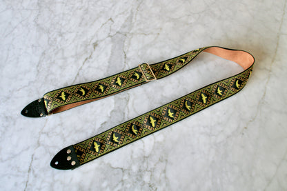 Gold 'Eagle' Guitar/Bass Hippie Strap