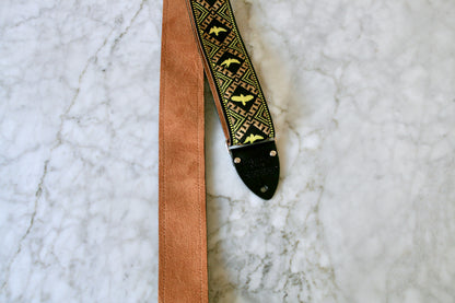 Gold 'Eagle' Guitar/Bass Hippie Strap
